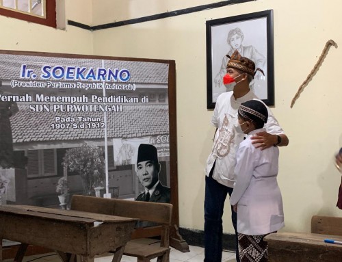 Napak Tilas di Sekolah Soekarno, Ganjar Kaget Ketemu Kusno