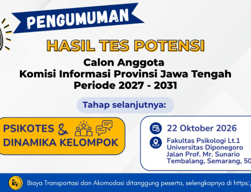35 Peserta Lolos Tes Potensi Calon Anggota Komisi Informasi Jateng